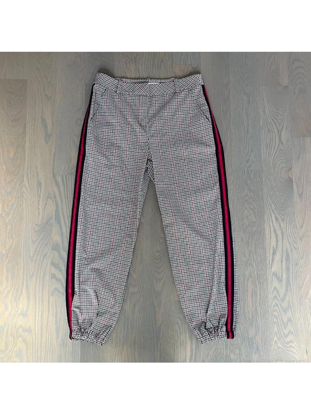 Trina Turk Arquette Plaid Jogger Pants Size 12